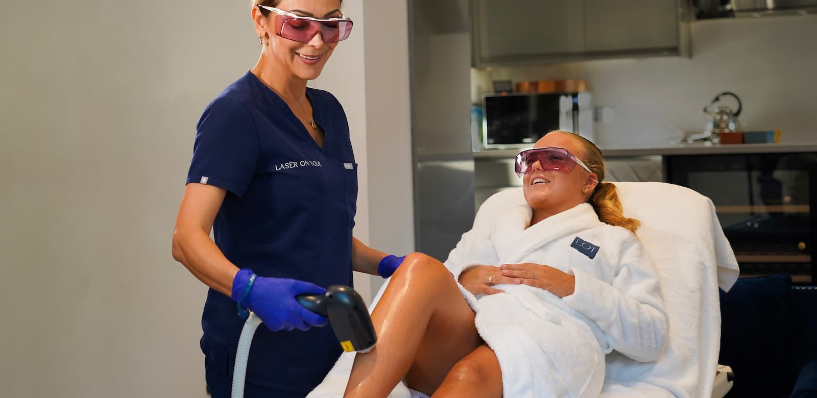 Experience laser hair removal in the comfort of your own home.