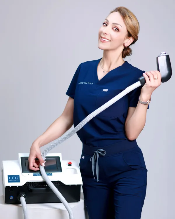 Neda, the founder of Laser On Tour